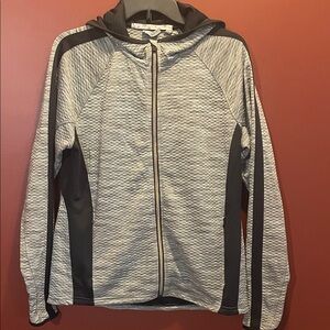 Athleta- Gray and Black Hooded Jacket